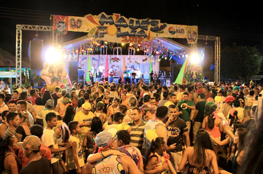Chegada da Kamélia abre festejos do ‘Maués Folia 2018’, no interior do AM