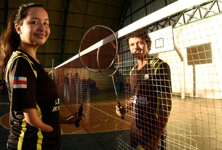 Paratletas amazonenses do badminton treinam forte visando Olimpíada de 2020