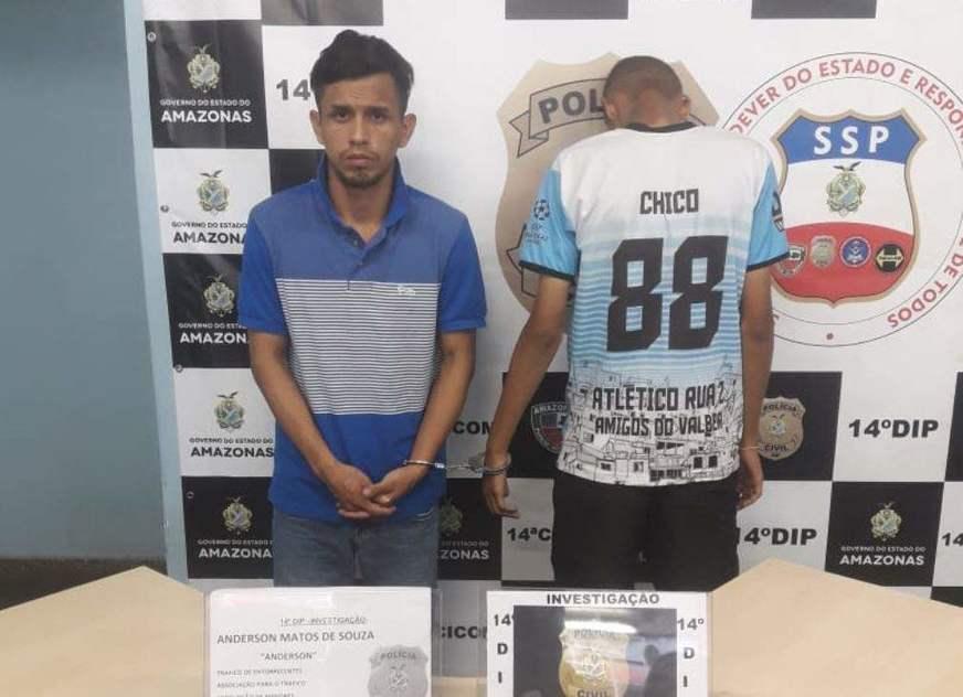 Acusado de roubo é preso e adolescente apreendido com drogas no Mutirão