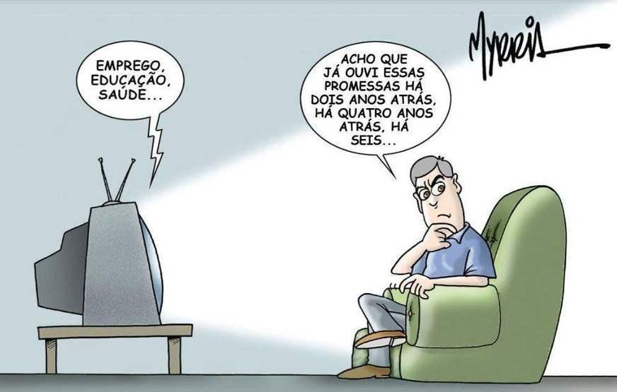 A escalabilidade das promessas eleitorais.