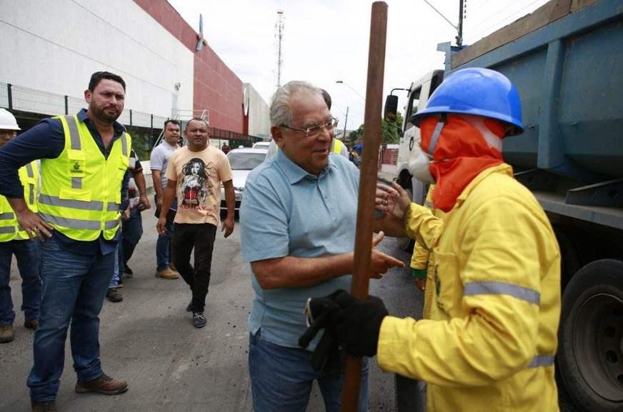 Obras ‘a todo vapor’ só na campanha