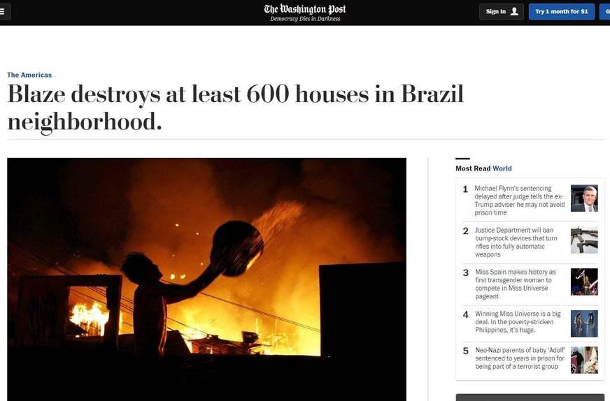 #SomosTodosEducandos: incêndio repercute na imprensa nacional e internacional