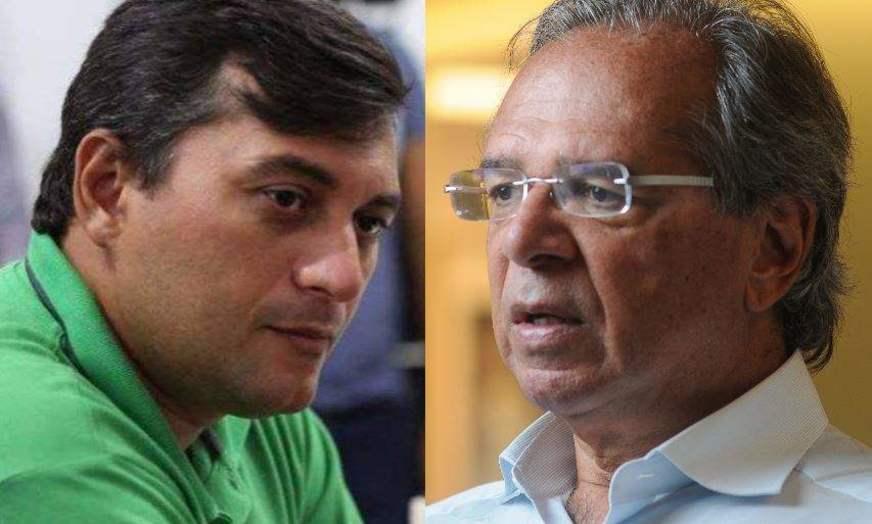 Wilson frente a frente com Paulo  Guedes