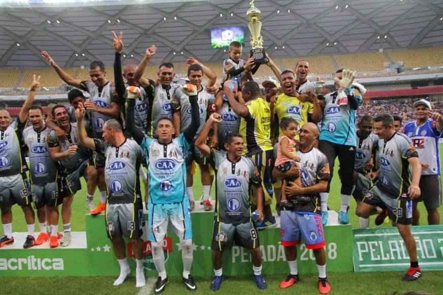Amigos da Cidade Nova goleia Central do Coroado e é campeão do Master do Peladão