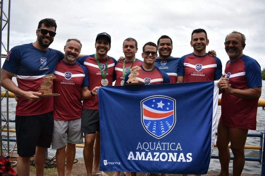 Equipe amazonense de águas abertas dá show em prova de Alter do Chão, no Pará
