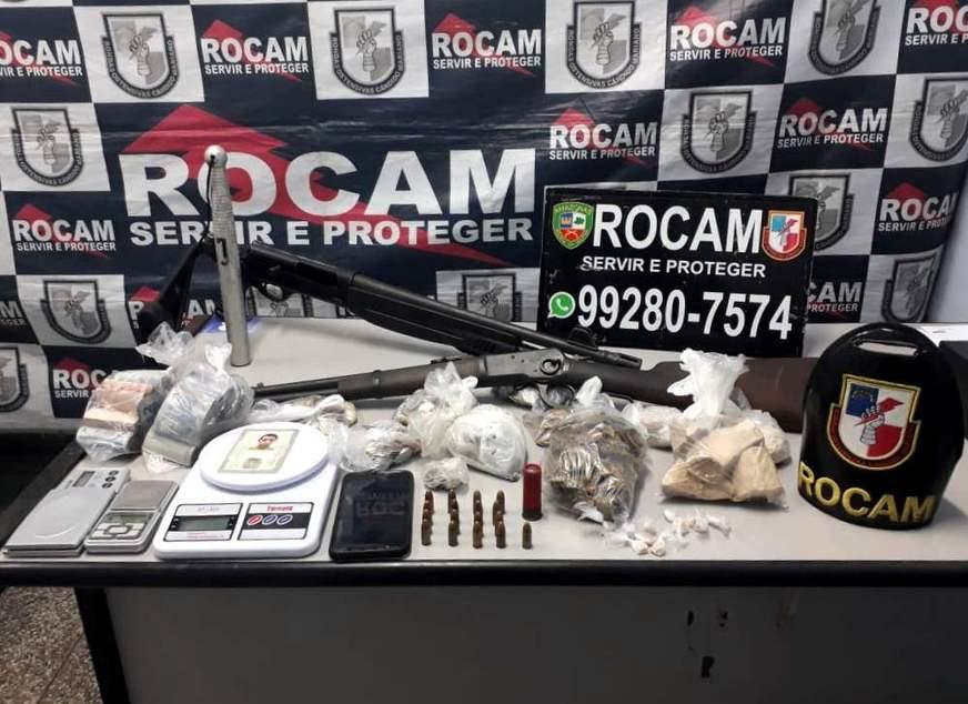 Polícia prende suspeito de traficar drogas e ameaçar moradores no Monte das Oliveiras