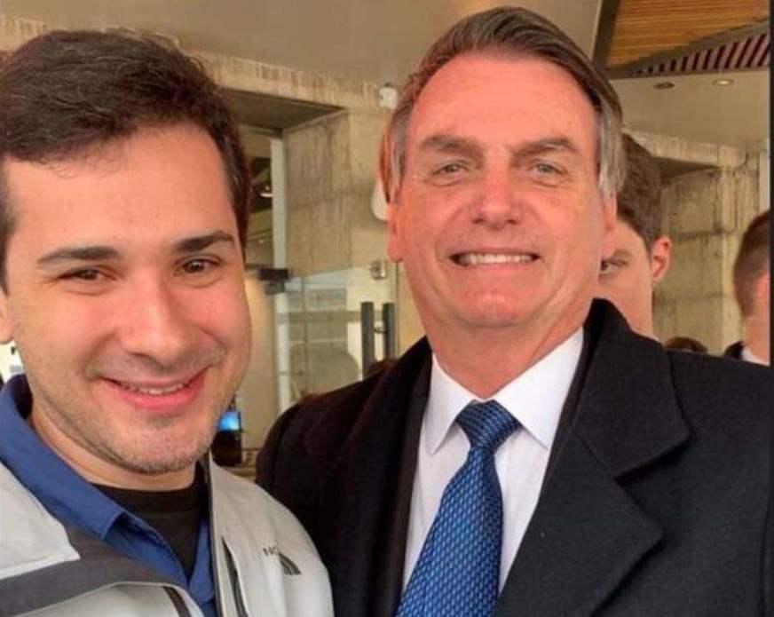 Bolsonaro e o herdeiro do grupo Benchimol em Israel