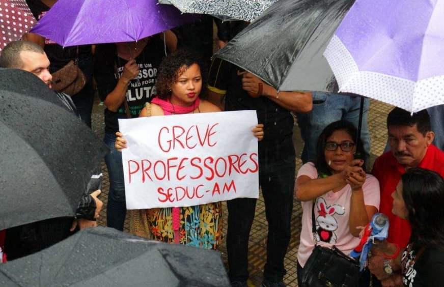 Greve na Educação tem adesão de profissionais da capital e 36 municípios