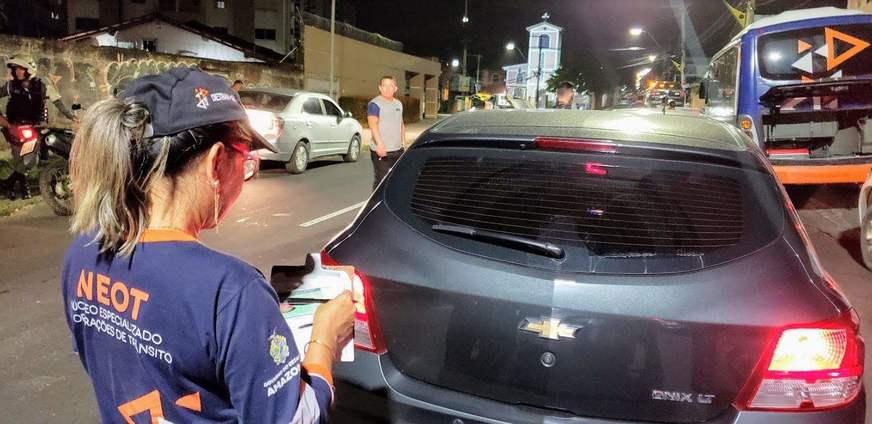 Três motoristas são presos em Manaus durante operações da Lei Seca