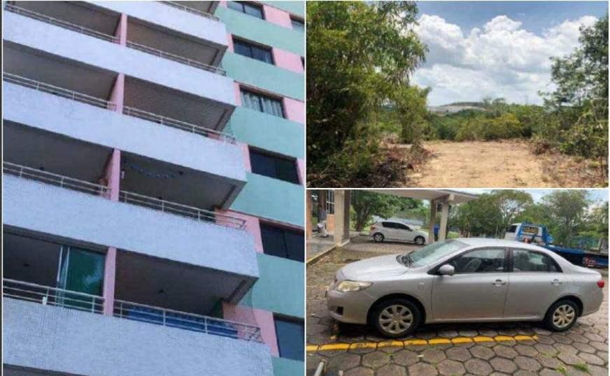 Leilão do TRT tem terreno no Distrito, Corolla da Fucapi e apartamento no Eldorado