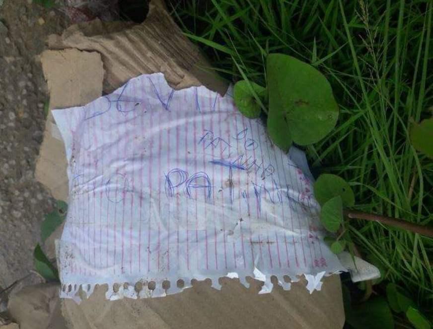 Corpo é encontrado no Distrito Industrial com bilhete: ‘Devia o Tio Patinhas’