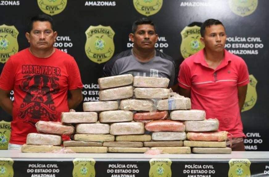 Ex-vereador e mais dois homens são presos com 30 quilos de drogas no Centro