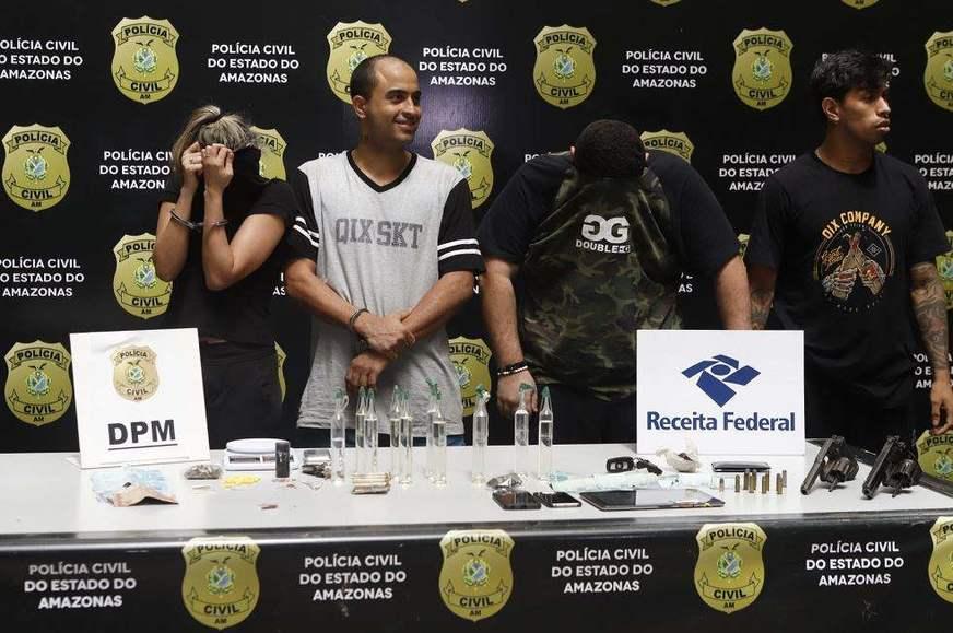 Grupo é preso com metanfetamina, ecstasy, LSD e maconha no Centro