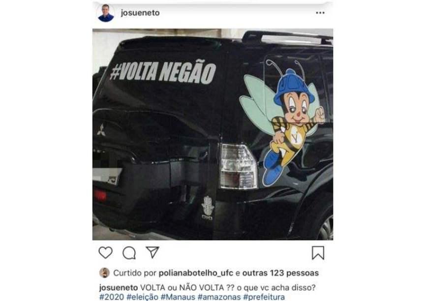 ‘Volta ou não volta (Amazonino)?’, pergunta Josué Neto