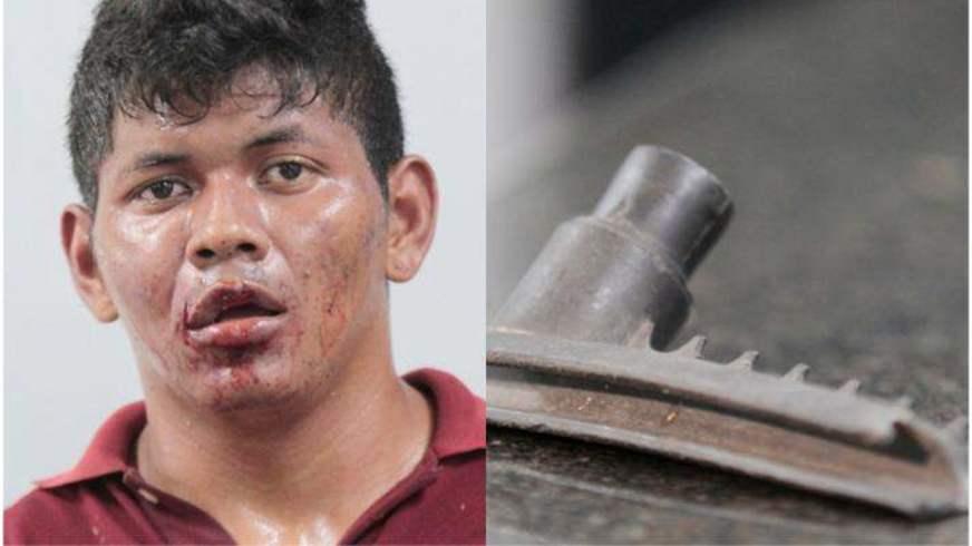 Homem é preso após usar pedaço de rodo para assaltar na Cidade Nova
