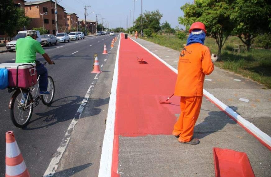 Ciclofaixa gera polêmica entre ciclistas e moradores da Cachoeirinha