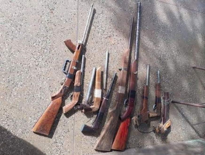 Quarteto é preso com armas caseiras durante operação em Manaquiri