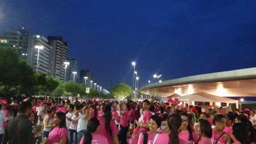 Caminhada na Ponta Negra encerra Outubro Rosa nesta quarta (30)