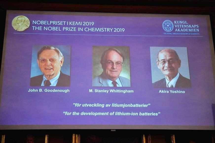 Nobel de Química é de 3 cientistas que criaram bateria para celular
