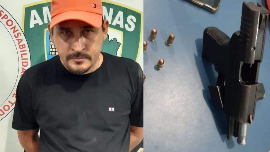 Filho de ex-prefeito de Coari é preso após efetuar disparos de arma de fogo