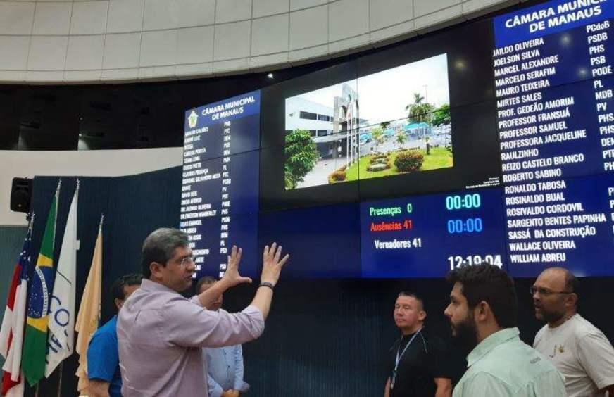 Painel eletrônico da CMM em novo ‘cenário’