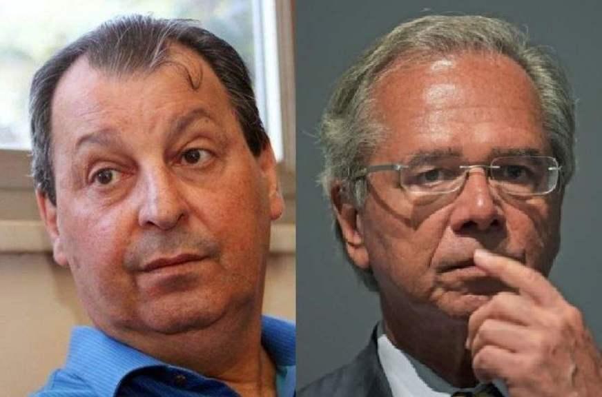 Omar Aziz tem conversa demorada com Paulo Guedes