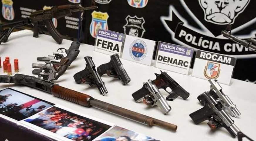 Com premiação para policiais, apreensão de armas cresce 13% no AM