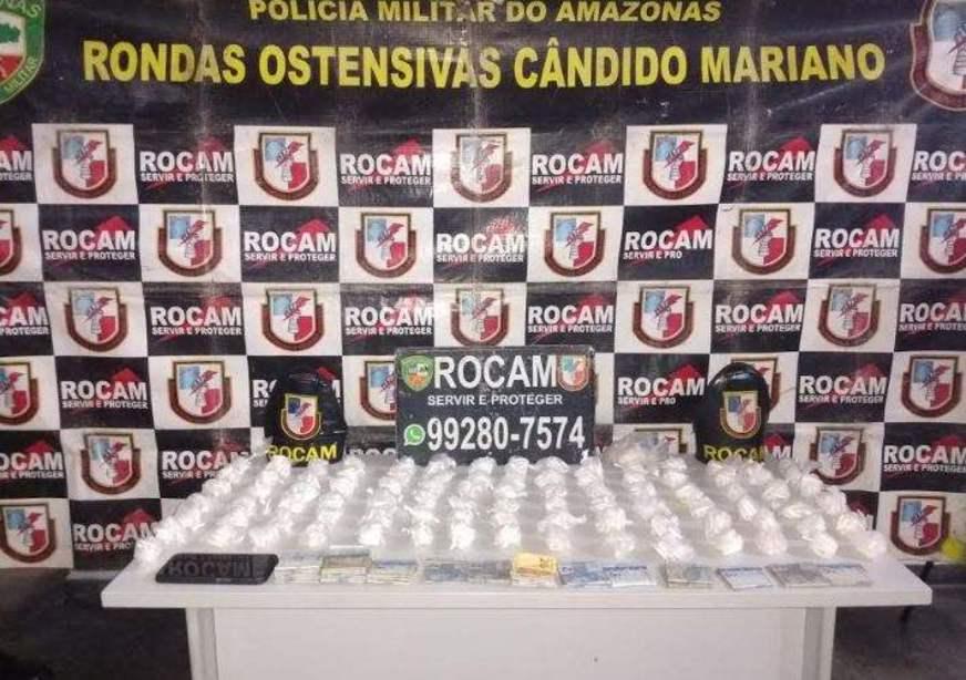 Homem é preso com 1.368 pinos de cocaína no Centro de Manaus