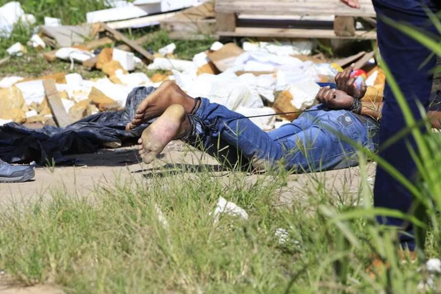 Corpo é encontrado com mãos e pés amarrados no Novo Aleixo