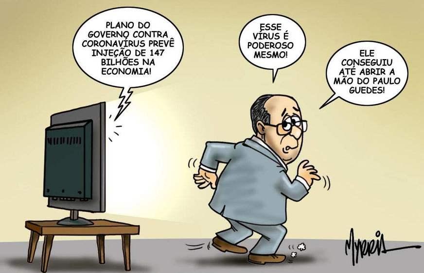 Charge assinada por Myrria