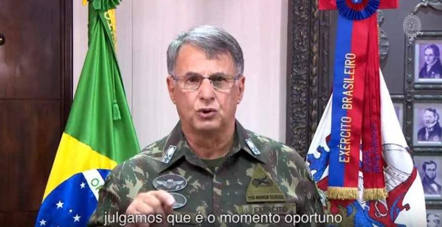 Comandante do Exército contrapõe Bolsonaro e entra no combate à covid-19