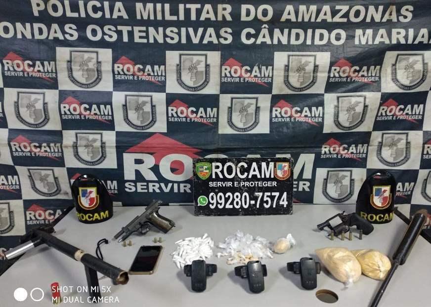 Rocam apreende drogas, armas e até tornozeleiras rompidas no Alvorada