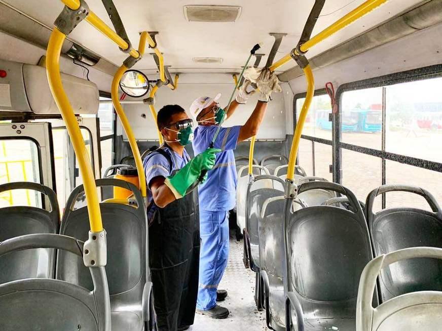 MP pede que prefeitura fiscalize higiene em transportes coletivos