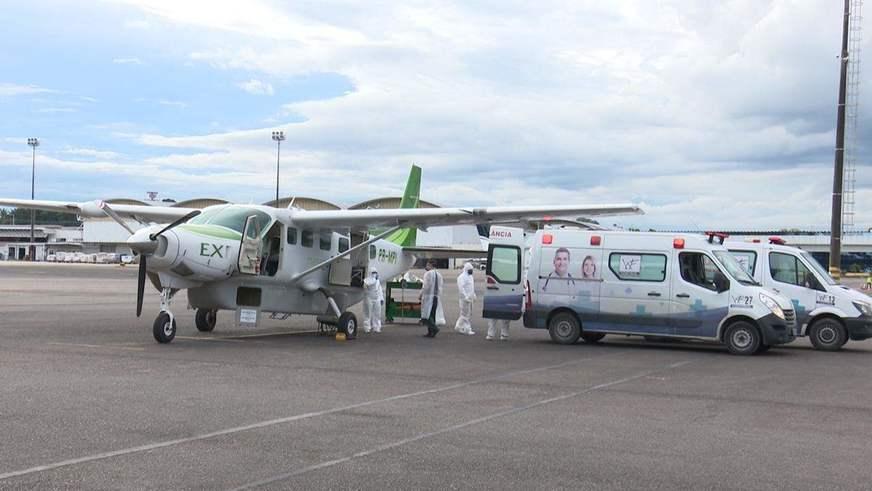 UTI aérea: 12 pacientes já foram removidos do interior