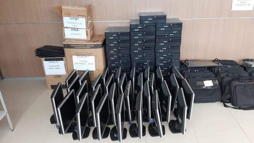 Receita Federal doa equipamentos de informática para rede estadual de saúde