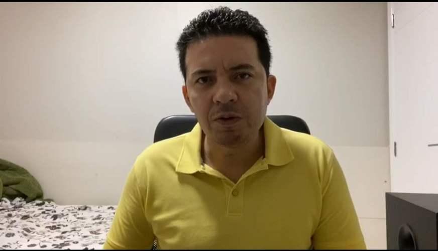 Delegado Péricles afirma que está com covid-19