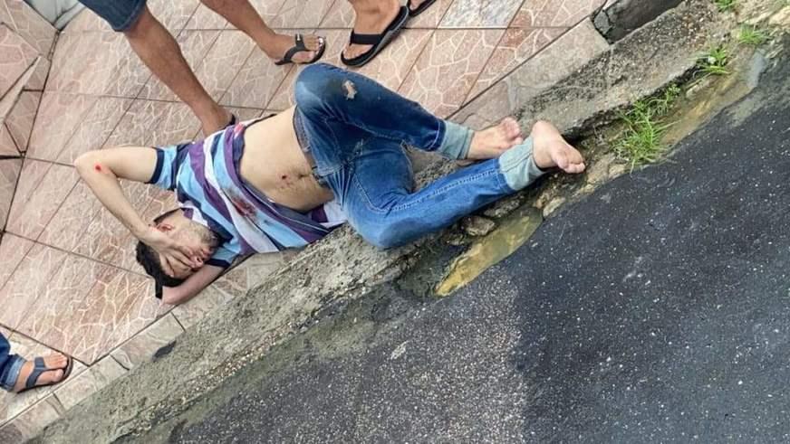 Suspeito de cometer assaltos é baleado em rua do bairro Cidade Nova