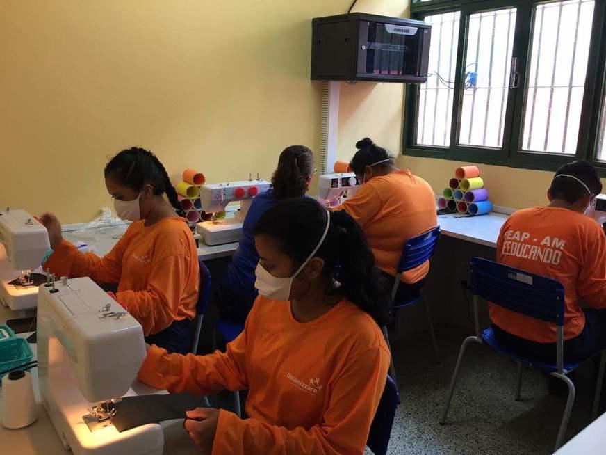 Internas do CDPF  iniciam curso de Confecção de Máscaras de Tecido