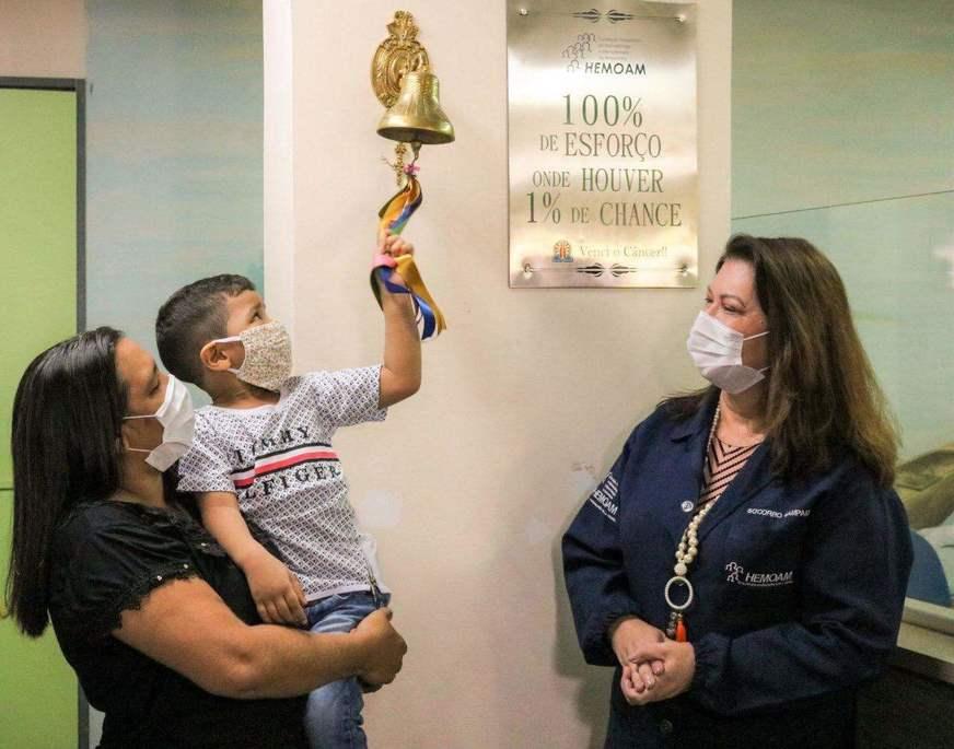 Programa do Hemoam de diagnóstico precoce de leucemia no interior tem 1° paciente curado