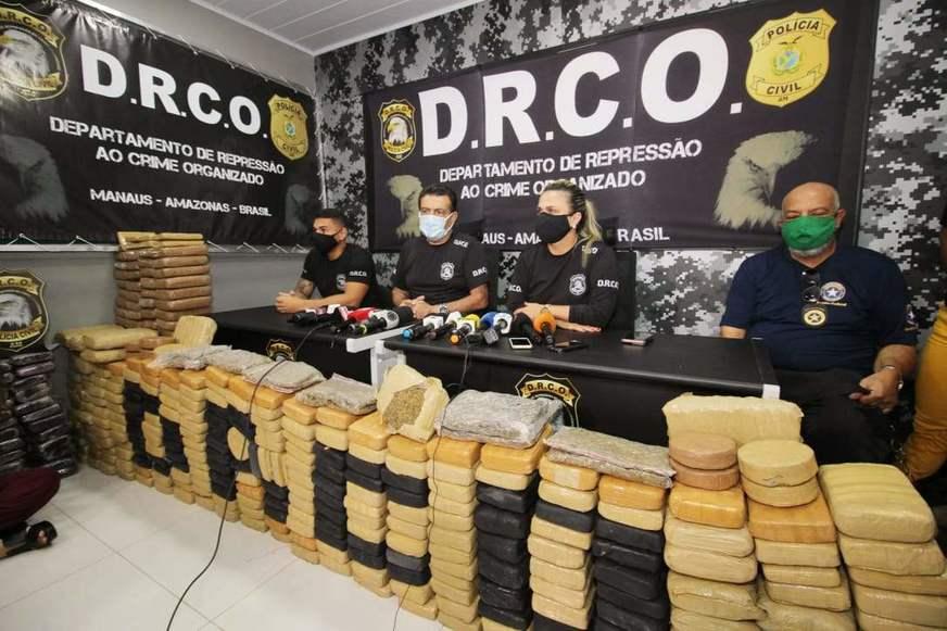 Carga avaliada em R$ 15 milhões em maconha é apreendida em Manaus