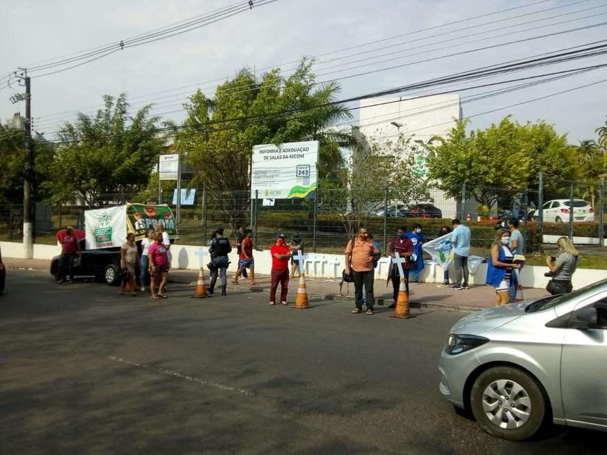 Sindicato protocola início da greve de professores e pedagogos da rede estadual
