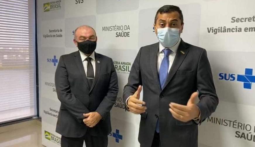 Wilson Lima anuncia que o Amazonas receberá mais 300 mil testes RT-PCR
