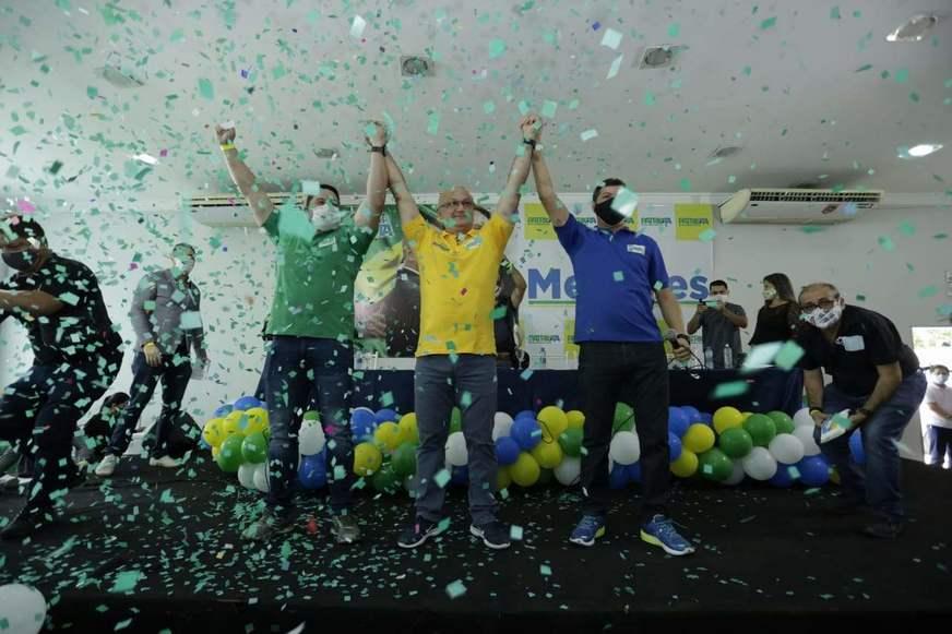 Patriota confirma candidatura de coronel Menezes e delegado Costa e Silva
