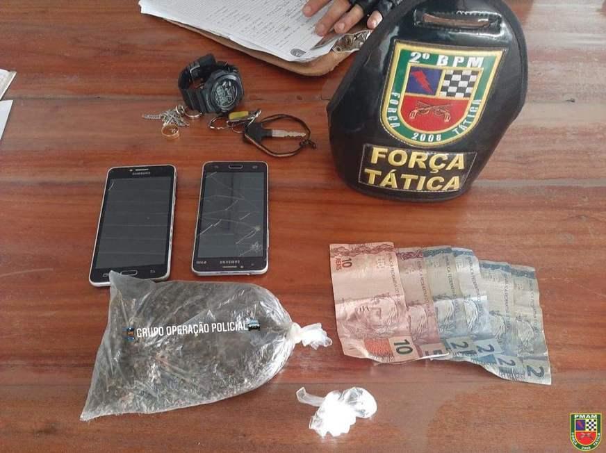 Dupla é presa por tráfico de drogas em Itacoatiara