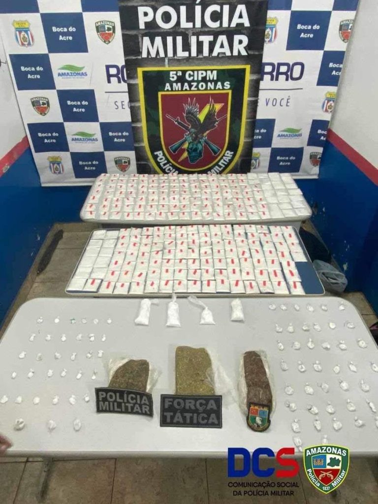 PM detém seis suspeitos de tráfico de drogas em Boca do Acre