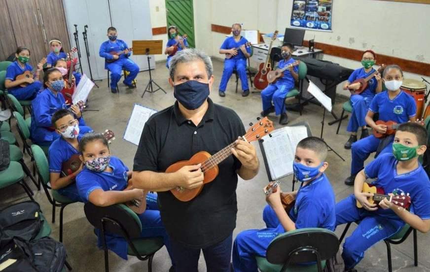 Projeto ensina música aos estudantes da rede pública do Amazonas
