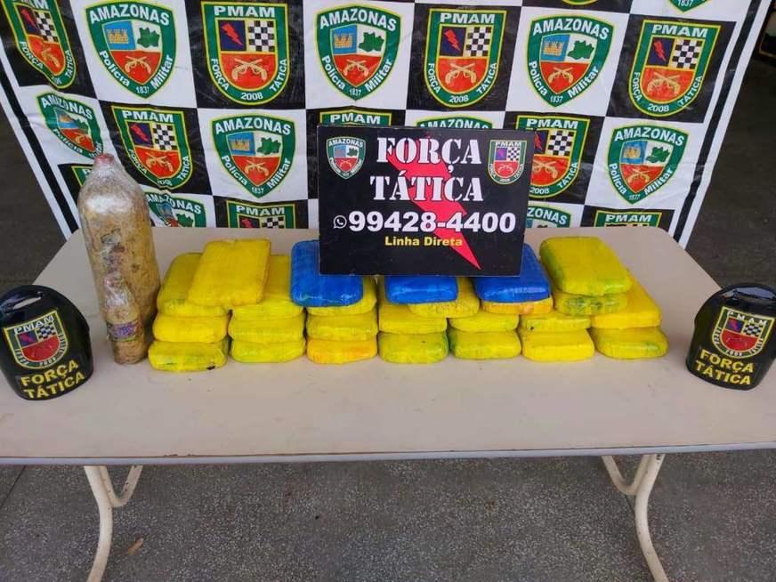 Homem é preso com 28,5 Kg de pasta base de cocaína
