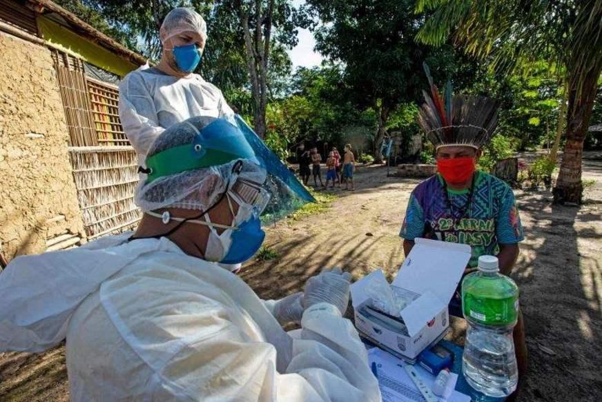 Menos de 50% de indígenas vacinados no Amazonas