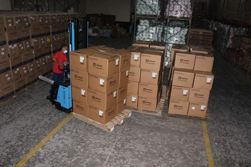 Governo do Amazonas recebe doação de 62 mil testes de Covid-19
