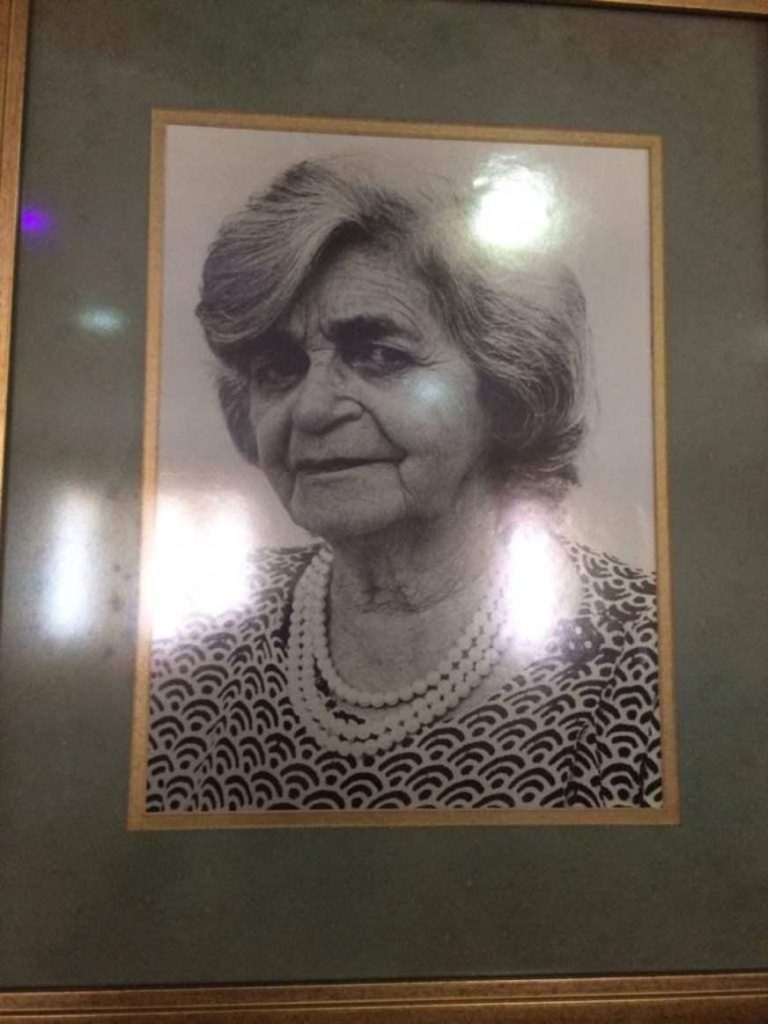 A professora
